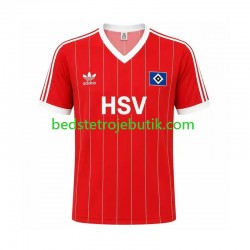 Hamburger SV 1983 Retro Mænd Udebane Fodboldtrøje Kortærmet