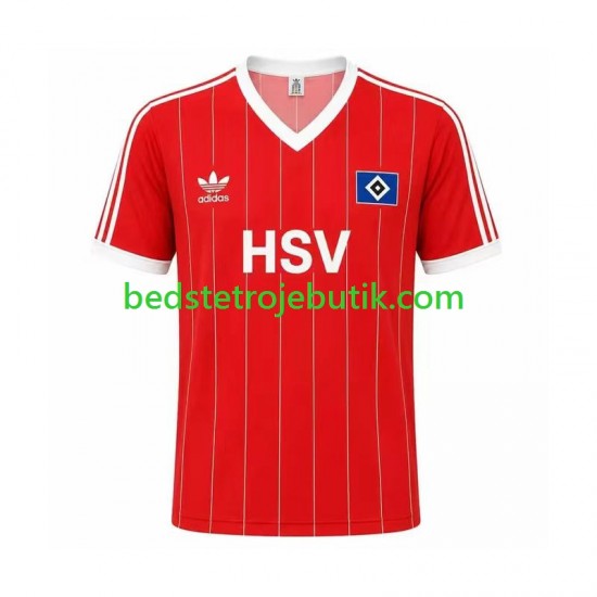 Hamburger SV 1983 Retro Mænd Udebane Fodboldtrøje Kortærmet