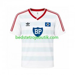 Hamburger SV 1986 Retro Mænd Udebane Fodboldtrøje Kortærmet