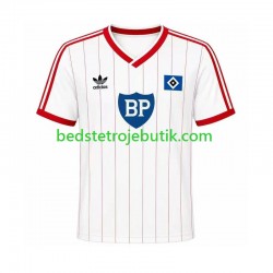 Hamburger SV 1984 Retro Mænd Hjemmebane Fodboldtrøje Kortærmet
