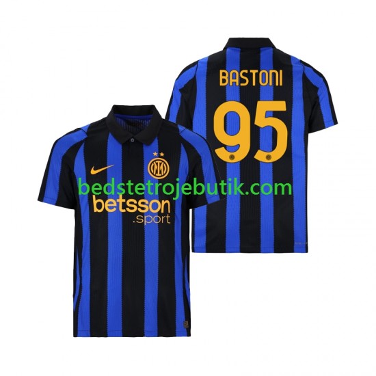 Inter Milan Alessandro Bastoni 95 Mænd Hjemmebane Fodboldtrøje 2026-2027 Kortærmet