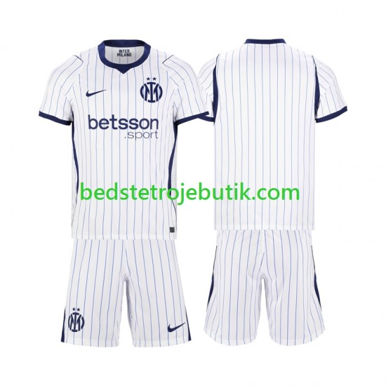 Inter Milan Børn Udebane Fodboldtrøje 2026-2027 Kortærmet