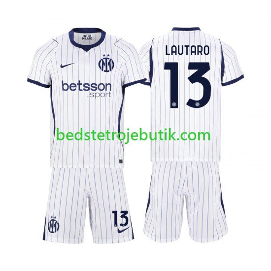 Inter Milan Lautaro Martinez 13 Børn Udebane Fodboldtrøje 2026-2027 Kortærmet