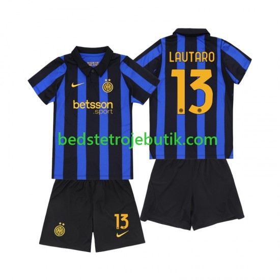 Inter Milan Lautaro Martinez 13 Børn Hjemmebane Fodboldtrøje 2026-2027 Kortærmet