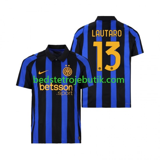 Inter Milan Lautaro Martinez 13 Mænd Hjemmebane Fodboldtrøje 2026-2027 Kortærmet