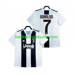 Juventus Cristiano Ronaldo 2018 2019 Retro Mænd Hjemmebane Fodboldtrøje Kortærmet