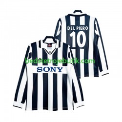 Juventus DEL PIERO 10 1997 Retro Mænd Hjemmebane Fodboldtrøje Langærmet
