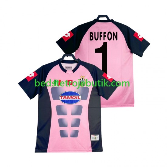 Juventus Buffon 1 Målmand Retro Mænd Udebane Fodboldtrøje 2002-2003 Kortærmet