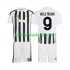 Juventus Randal Kolo Muani 9 Børn Hjemmebane Fodboldtrøje 2026-2027 Kortærmet