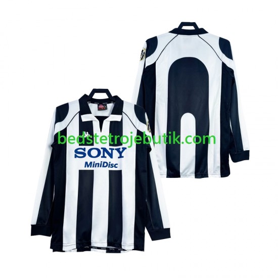 Juventus 1997 Retro Mænd Hjemmebane Fodboldtrøje 1998 Langærmet