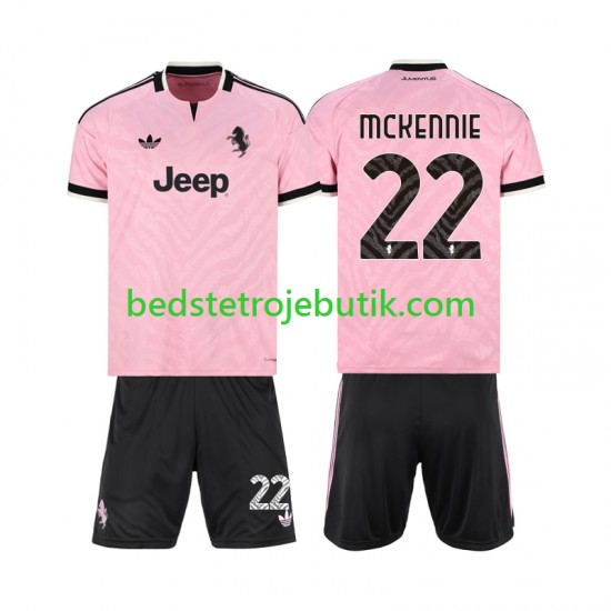 Juventus Weston McKennie 22 Børn Udebane Fodboldtrøje 2026-2027 Kortærmet