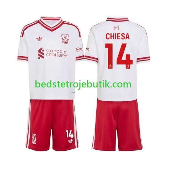 Liverpool Federico Chiesa 14 Børn Udebane Fodboldtrøje 2026-2027 Kortærmet