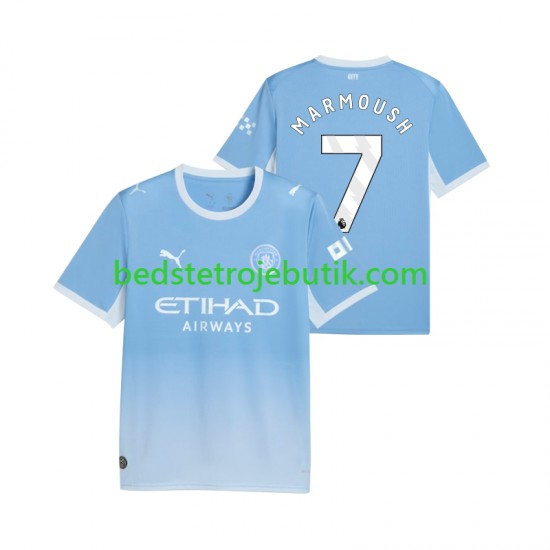 Manchester City Omar Marmoush 7 Mænd Hjemmebane Fodboldtrøje 2026-2027 Kortærmet