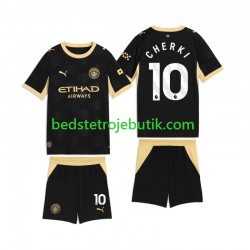 Manchester City Rayan Cherki 10 Børn Udebane Fodboldtrøje 2026-2027 Kortærmet