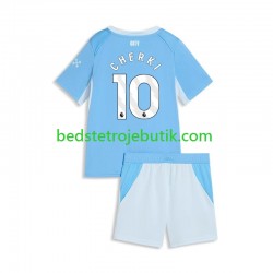 Manchester City Rayan Cherki 10 Børn Hjemmebane Fodboldtrøje 2026-2027 Kortærmet