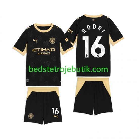 Manchester City Rodri 16 Børn Udebane Fodboldtrøje 2026-2027 Kortærmet