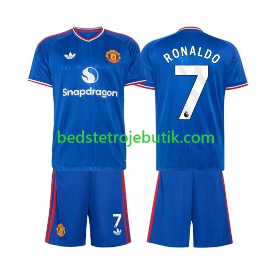 Manchester United Cristiano Ronaldo 7 Børn Udebane Fodboldtrøje 2026-2027 Kortærmet