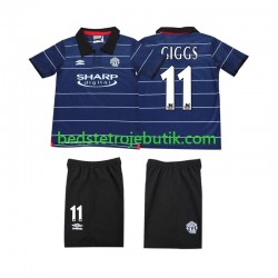 Manchester United GIGGS 11 2000 Retro Børn Udebane Fodboldtrøje 1999 Kortærmet