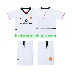 Manchester United 2003 Børn Udebane Fodboldtrøje 2002 Kortærmet