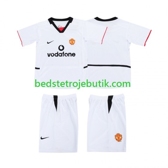 Manchester United 2003 Børn Udebane Fodboldtrøje 2002 Kortærmet