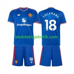 Manchester United Youri Tielemans 18 Børn Udebane Fodboldtrøje 2026-2027 Kortærmet