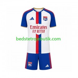 Olympique Lyon Børn Udebane Fodboldtrøje 2026-2027 Kortærmet