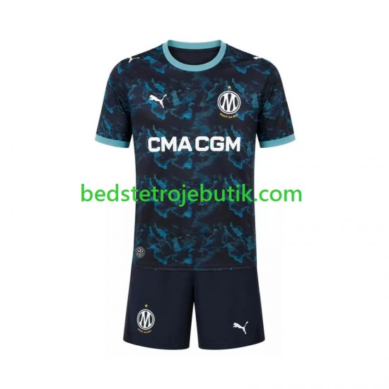 Olympique de Marseille Børn Udebane Fodboldtrøje 2026-2027 Kortærmet