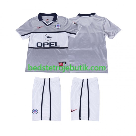 Paris Saint-Germain 2000 2001 Retro Børn Udebane Fodboldtrøje Kortærmet