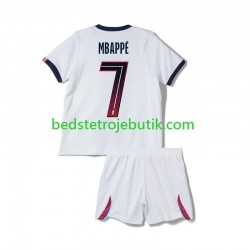 Paris Saint-Germain Mbappé Kylian 7 Børn Udebane Fodboldtrøje 2026-2027 Kortærmet