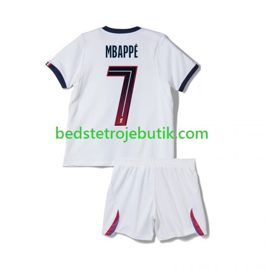 Paris Saint-Germain Mbappé Kylian 7 Børn Udebane Fodboldtrøje 2026-2027 Kortærmet