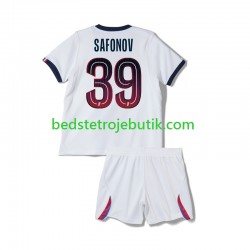 Paris Saint-Germain Matvey Safonov 39 Børn Udebane Fodboldtrøje 2026-2027 Kortærmet
