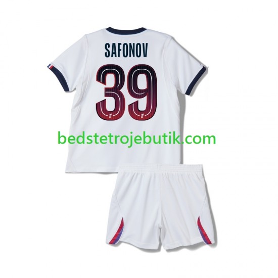Paris Saint-Germain Matvey Safonov 39 Børn Udebane Fodboldtrøje 2026-2027 Kortærmet