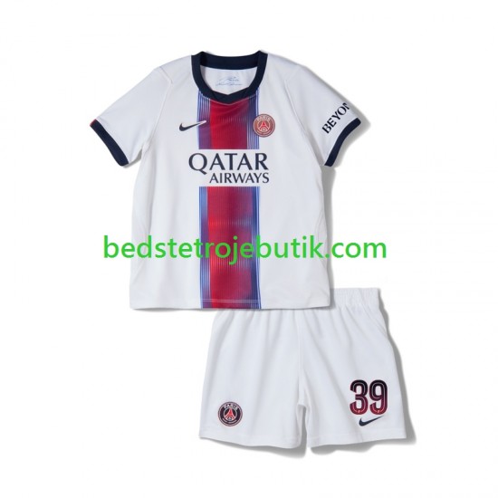 Paris Saint-Germain Matvey Safonov 39 Børn Udebane Fodboldtrøje 2026-2027 Kortærmet