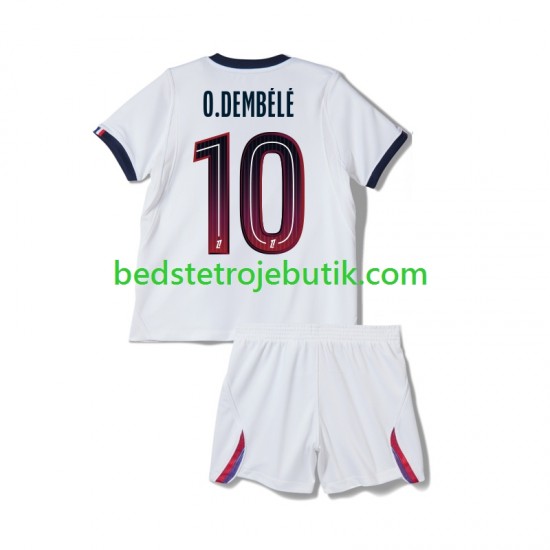 Paris Saint-Germain Ousmane Dembele 10 Børn Udebane Fodboldtrøje 2026-2027 Kortærmet