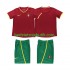 Portugal Retro Børn Hjemmebane Fodboldtrøje 2002 Kortærmet
