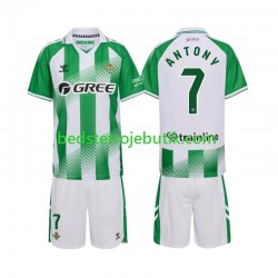 Real Betis Anthoy 7 Børn Hjemmebane Fodboldtrøje 2026-2027 Kortærmet