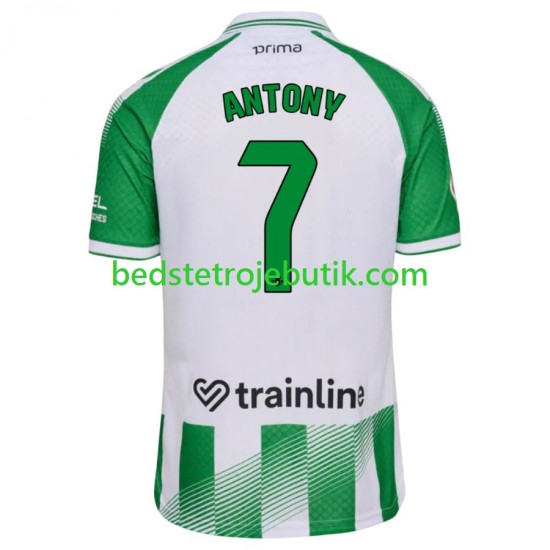 Real Betis Antony 7 Mænd Hjemmebane Fodboldtrøje 2026-2027 Kortærmet
