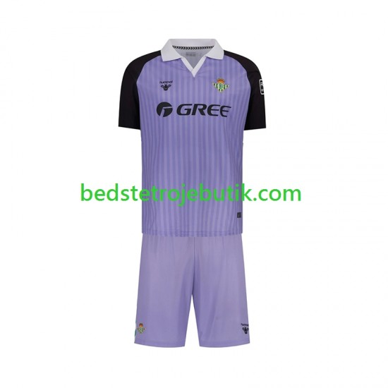 Real Betis Målmand Retro Børn Hjemmebane Fodboldtrøje 2025-2026 Kortærmet