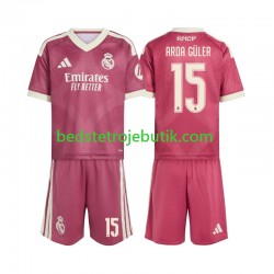 Real Madrid Arda Guler 15 Børn 3. Valg Fodboldtrøje 2026-2027 Kortærmet