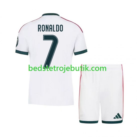 Real Madrid Cristiano Ronaldo 7 Børn Hjemmebane Fodboldtrøje 2026-2027 Kortærmet