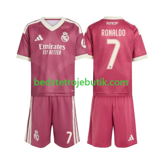 Real Madrid Cristiano Ronaldo 7 Børn 3. Valg Fodboldtrøje 2026-2027 Kortærmet