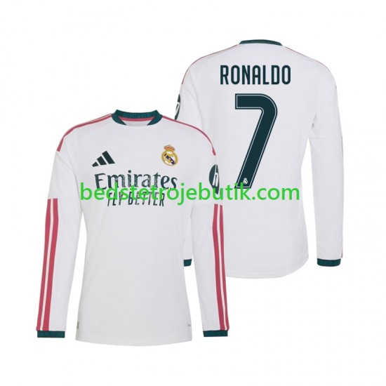 Real Madrid Cristiano Ronaldo 7 Mænd Hjemmebane Fodboldtrøje 2026-2027 Langærmet