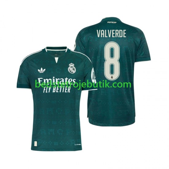 Real Madrid Federico Valverde 8 Mænd Udebane Fodboldtrøje 2026-2027 Kortærmet