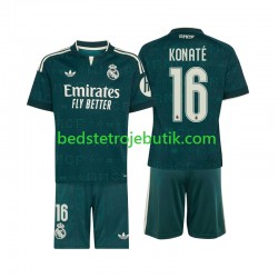 Real Madrid Ibrahima Konate 16 Børn Udebane Fodboldtrøje 2026-2027 Kortærmet