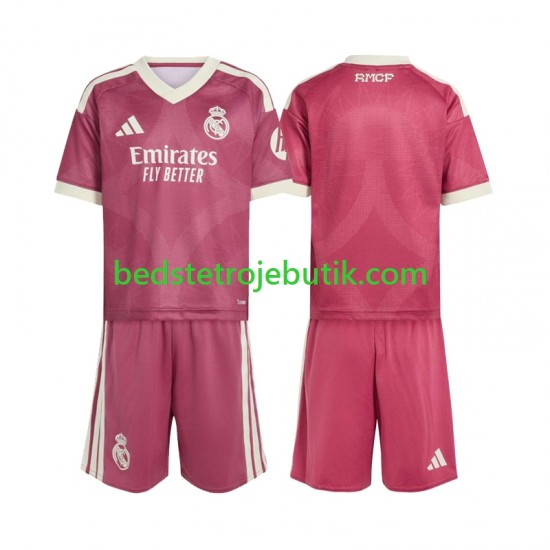 Real Madrid Børn 3. Valg Fodboldtrøje 2026-2027 Kortærmet