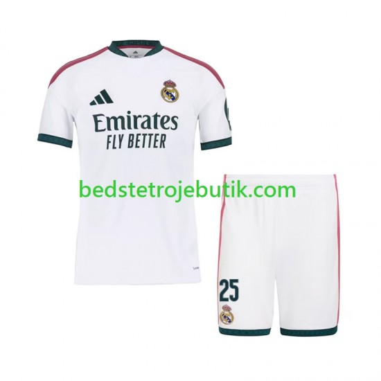 Real Madrid Yan Diomande 25 Børn Hjemmebane Fodboldtrøje 2026-2027 Kortærmet