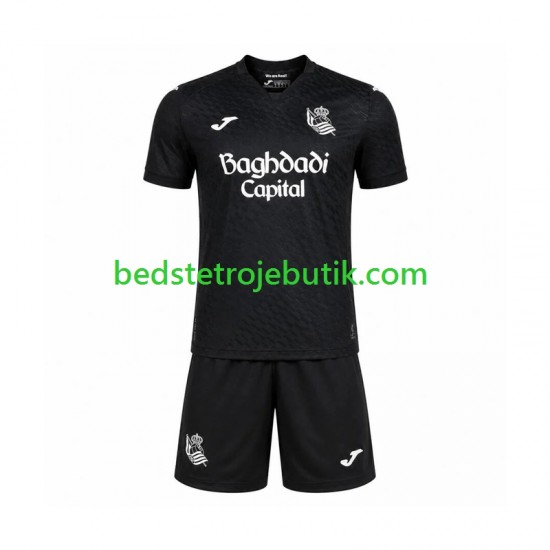 Real Sociedad Børn Udebane Fodboldtrøje 2026-2027 Kortærmet