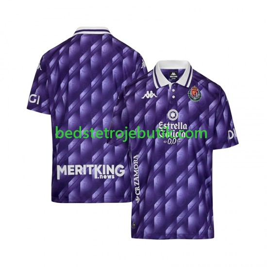 Real Valladolid Retro Mænd Hjemmebane Fodboldtrøje 2025-2026 Kortærmet