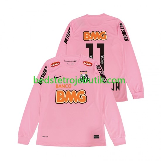 Santos Neymar JR 11 2012 2013 Retro Mænd 4. Valg Fodboldtrøje Langærmet