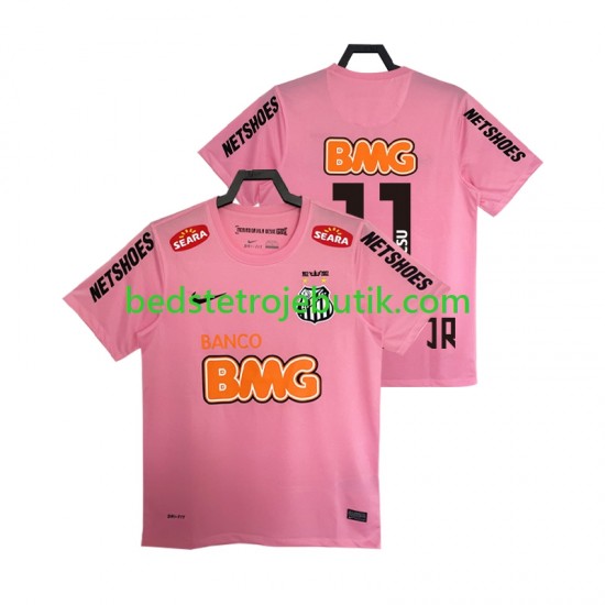 Santos Neymar JR 11 2012 2013 Retro Mænd 4. Valg Fodboldtrøje Kortærmet